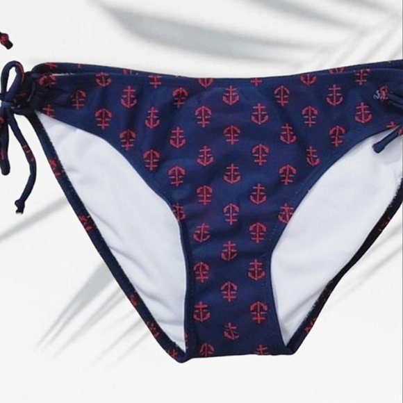 Low Rise New Anchor Print Bikini Bottom - Picture 2 of 6